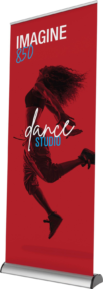 Imagine 850 Retractable Banner Stand (Replacement Graphic Only - No Stand Included) Full Color Print on 1 Side -  33.5" W x 83.35" H